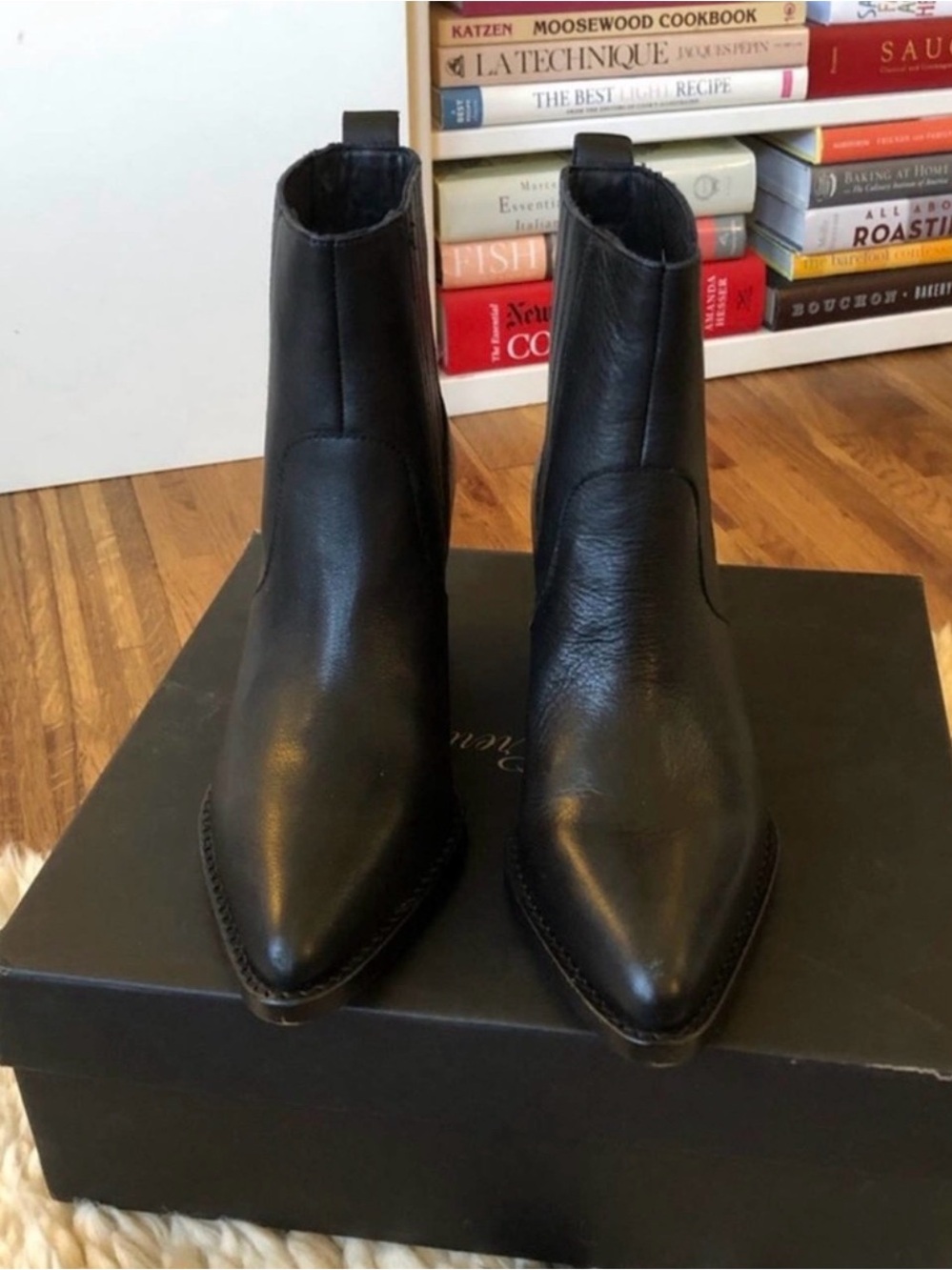 NWT J.Crew Chelsea High-Heel Cowboy Boots 6.5 - Picture 6 of 6